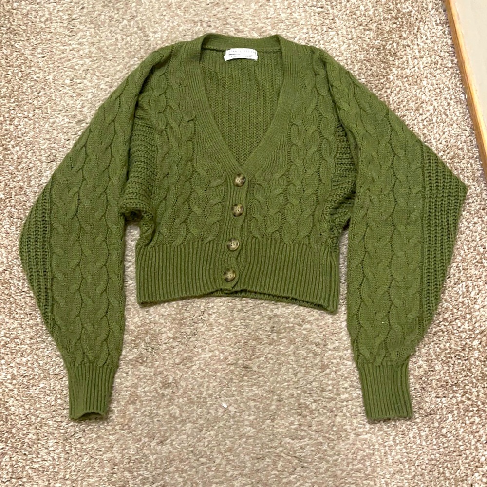 Urban outfitters olive green sweater.